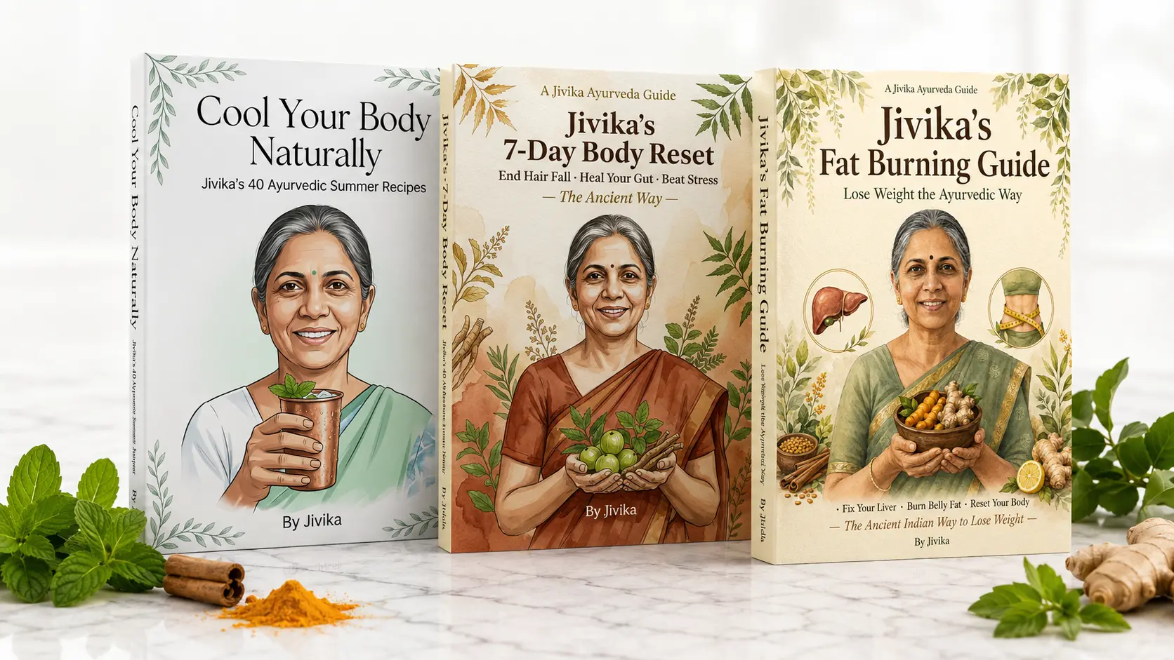 Jivika Complete Ayurvedic Bundle — All 3 E-Books